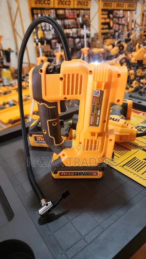 Ingco Cordless 20v Lithium-Ion Automotive Compressor 160psi