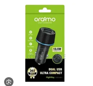 Oraimo Dual Usb Ultra Compact Car Charger