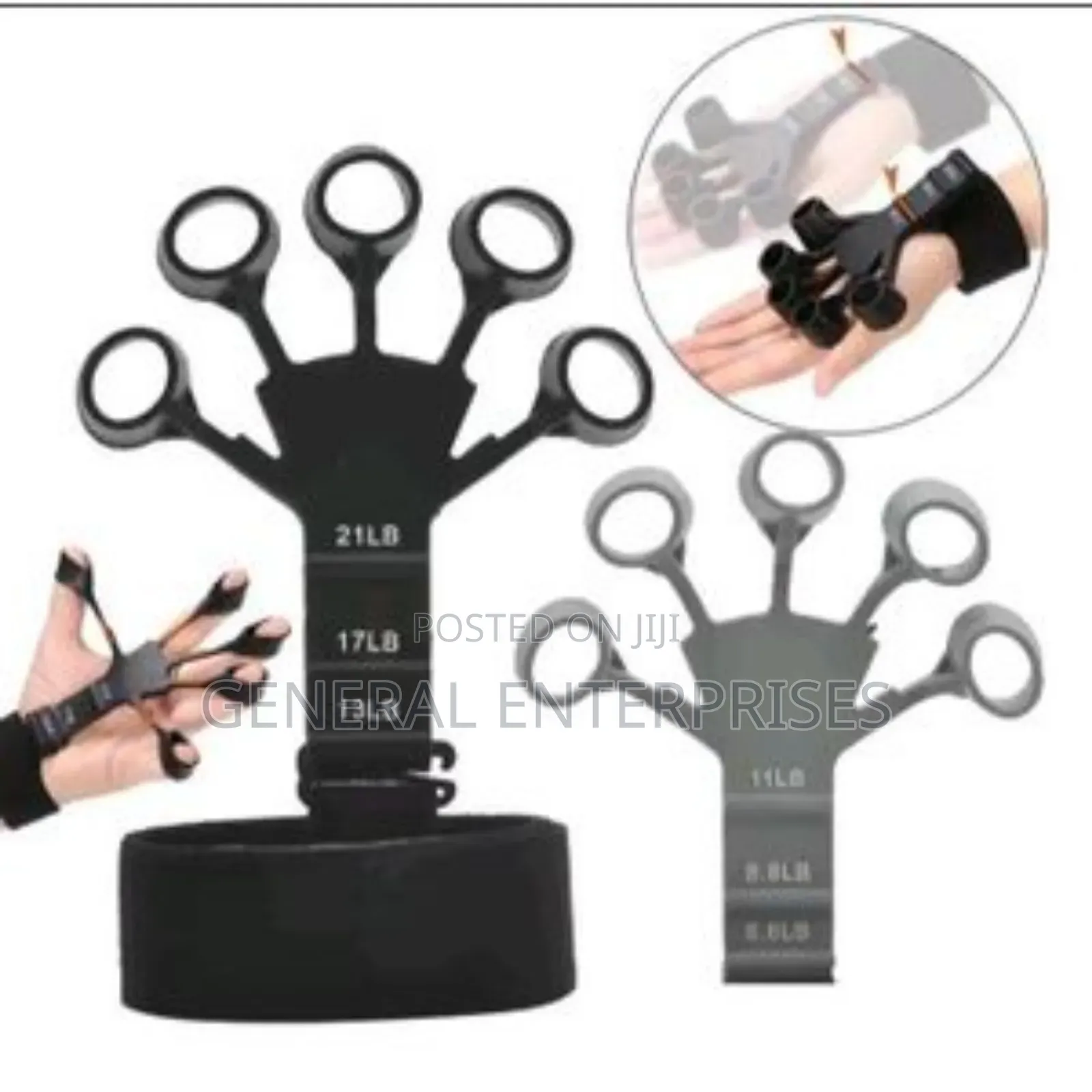 Hand Grip and Finger Extensor Strengthener Set