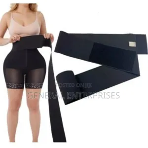 Black Bandage Wrap Tummy Slimming Body Shaper.
