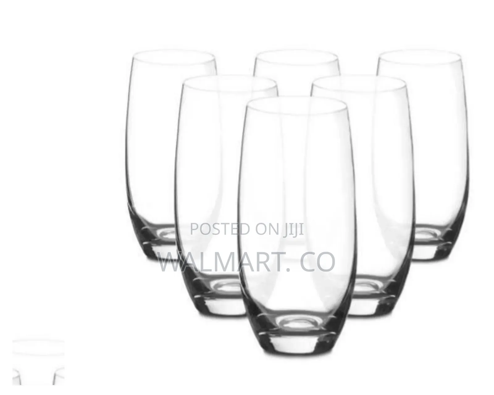 6 Pieces of Clear Glasses