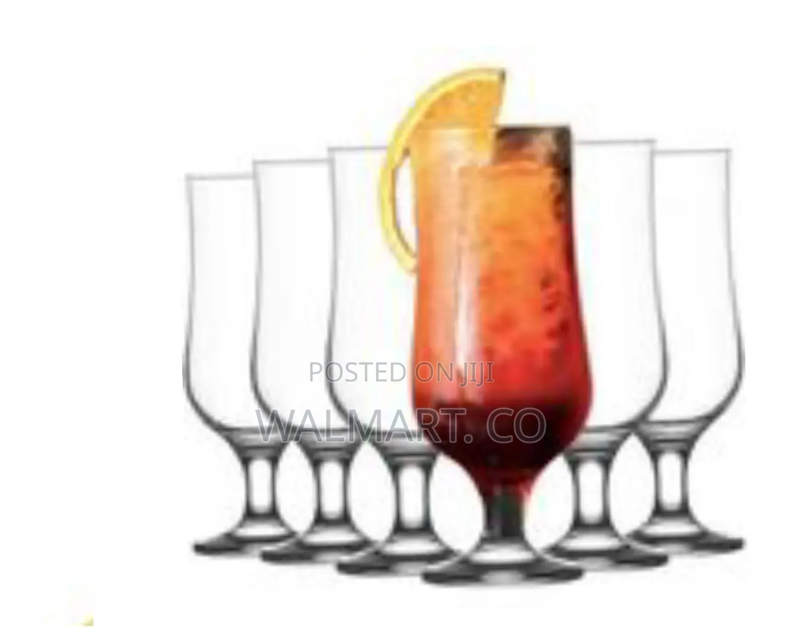6 Piece Set of Large Glasses
