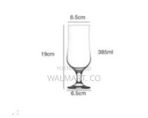 6 Piece Set of Large Glasses
