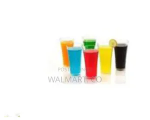 6 Piece Set of Clear Long Cocktail Juice Glasses