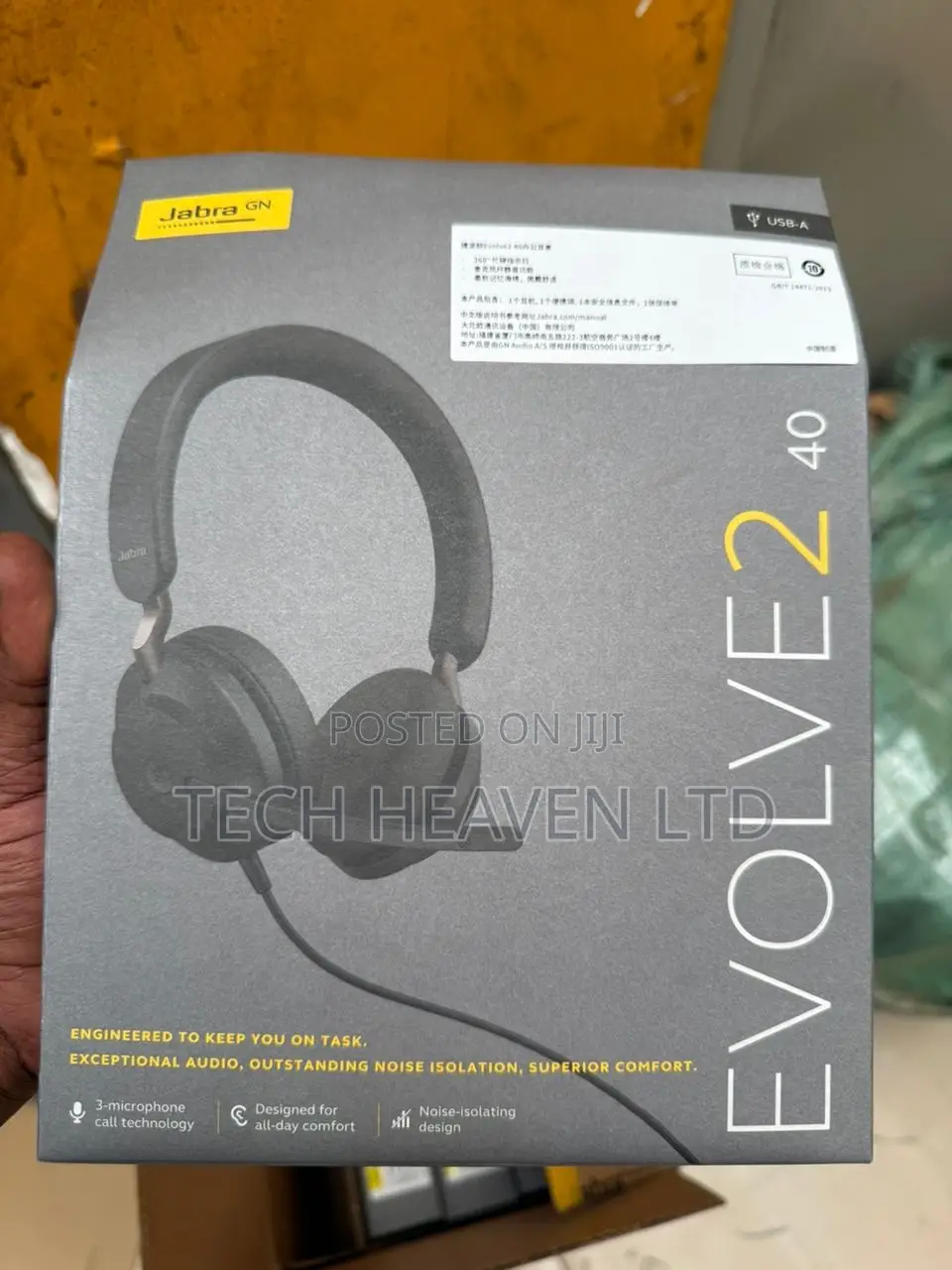 Jabra Evolve2 40 Uc Wired Headphones