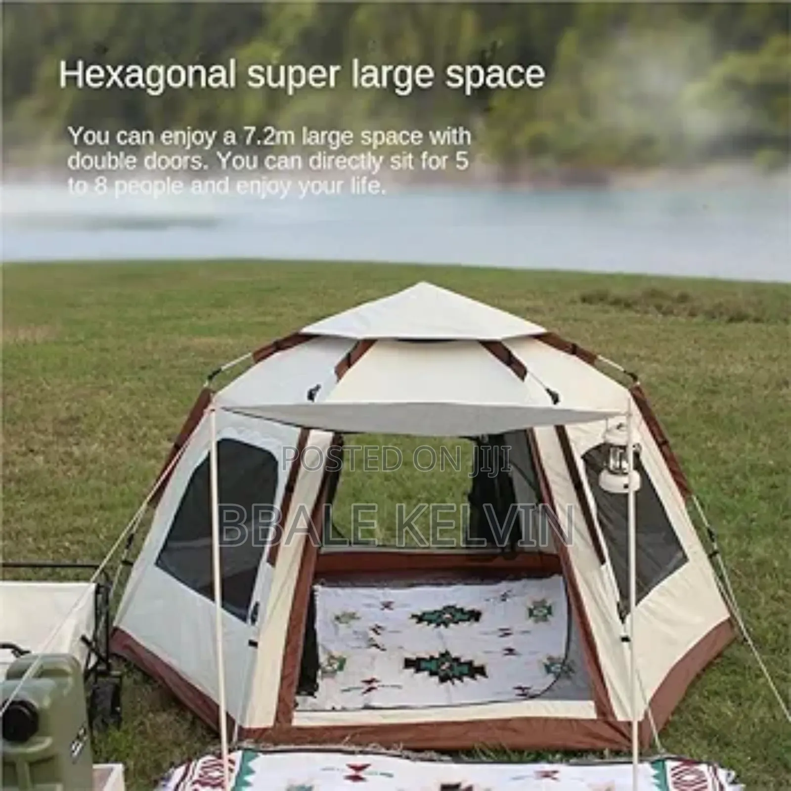 6 People Camping Tent Instant Auto Beach Shelter Sun Shade Picnic