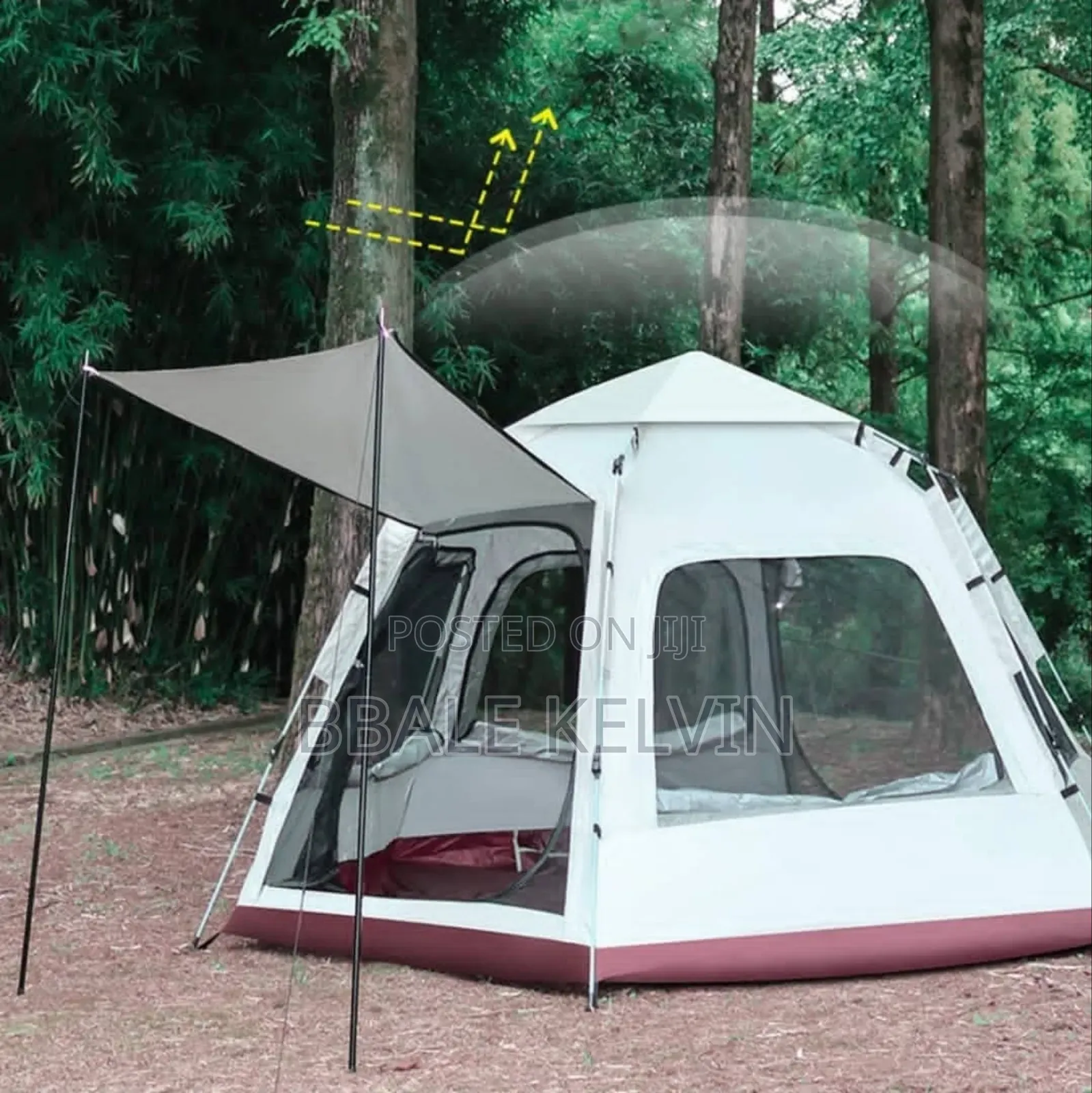 6 People Camping Tent Instant Auto Beach Shelter Sun Shade Picnic