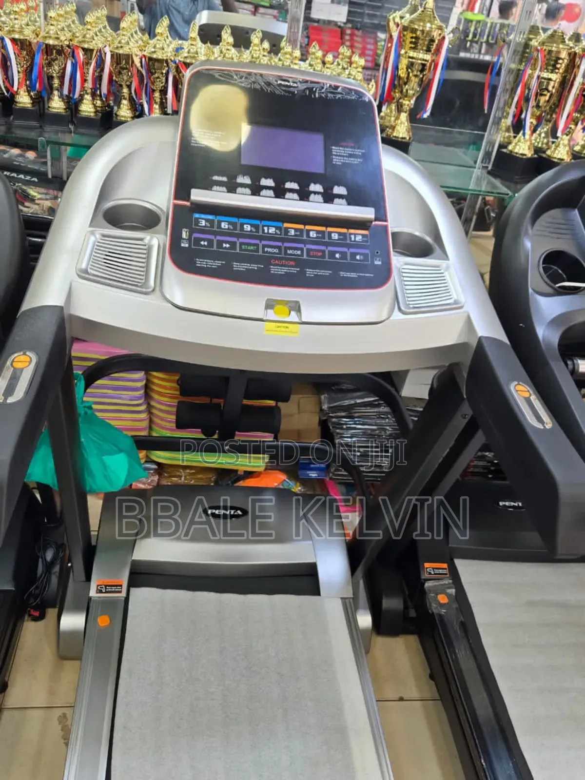 Penta Home and Commercial Treadmill With Speakers, Usb Port, Dumbells