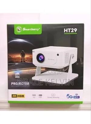 Smartberry Ht29 Mini Smart Projector – Supported, Wi-Fi Bluetooth