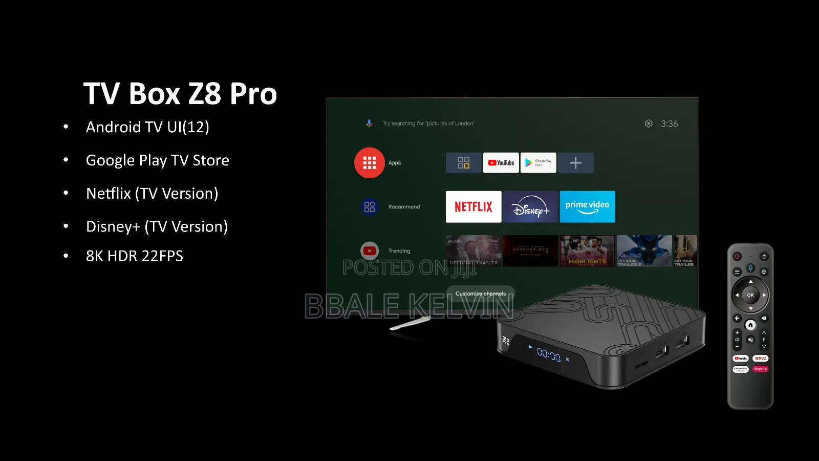 Z8pro Android Tv Box With Smart Remote