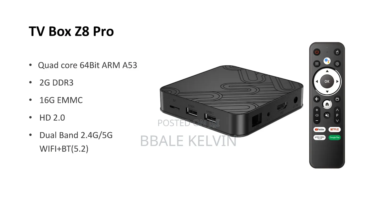Z8pro Android Tv Box With Smart Remote
