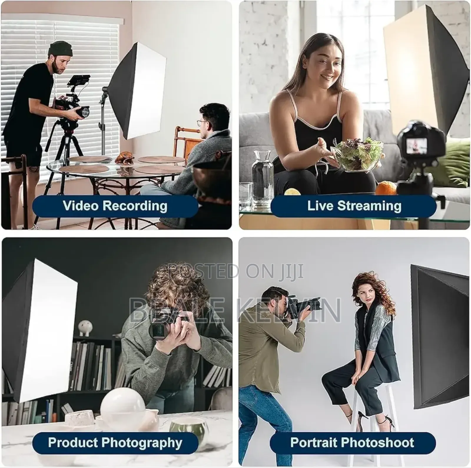 100w Photography Led Light Bulb With Remote Control and Tripod Stand