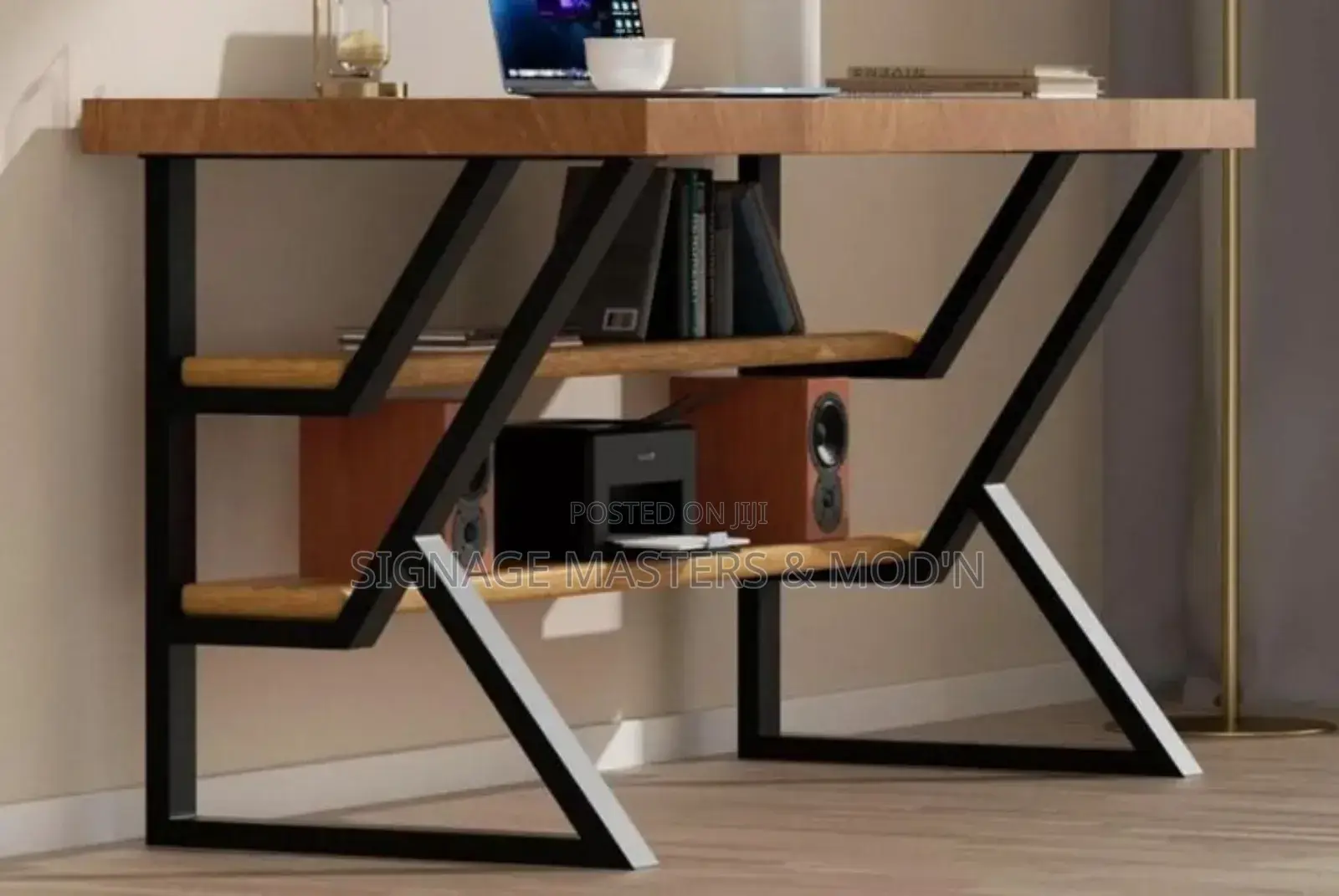 3 Tier K-Shaped Metal Table