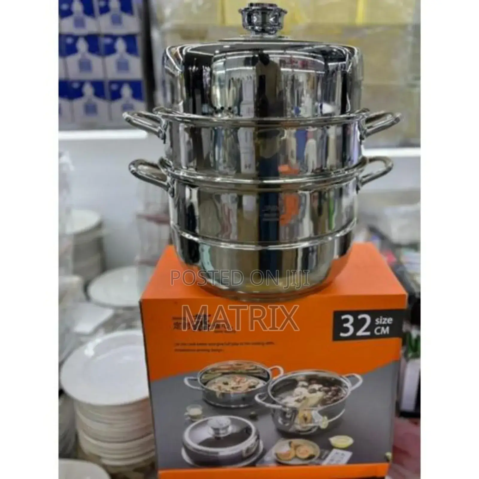 32cm Stainless Steel Food Steamer Pot Set