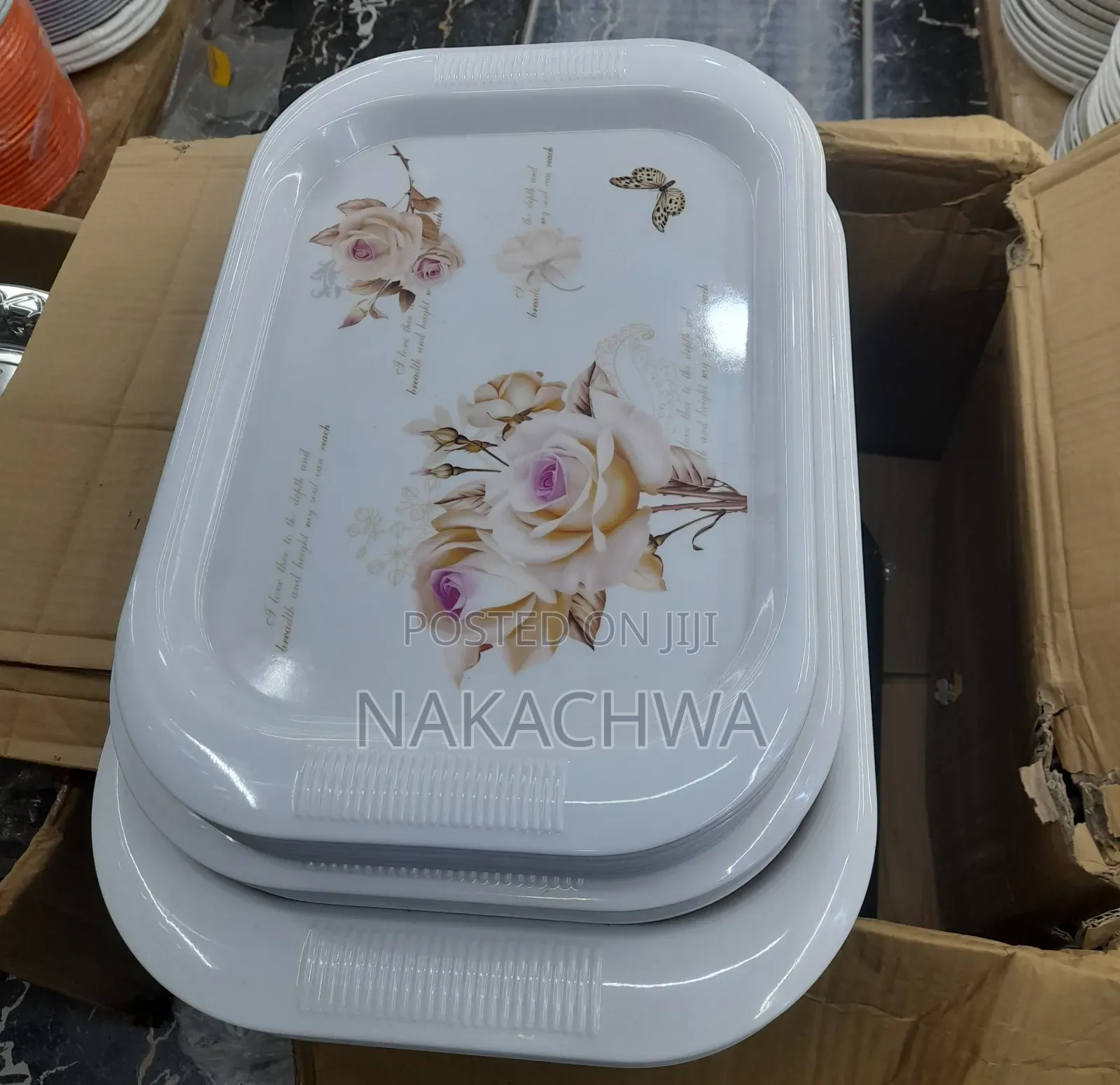 3 Pieces of Strong Melamine Tray