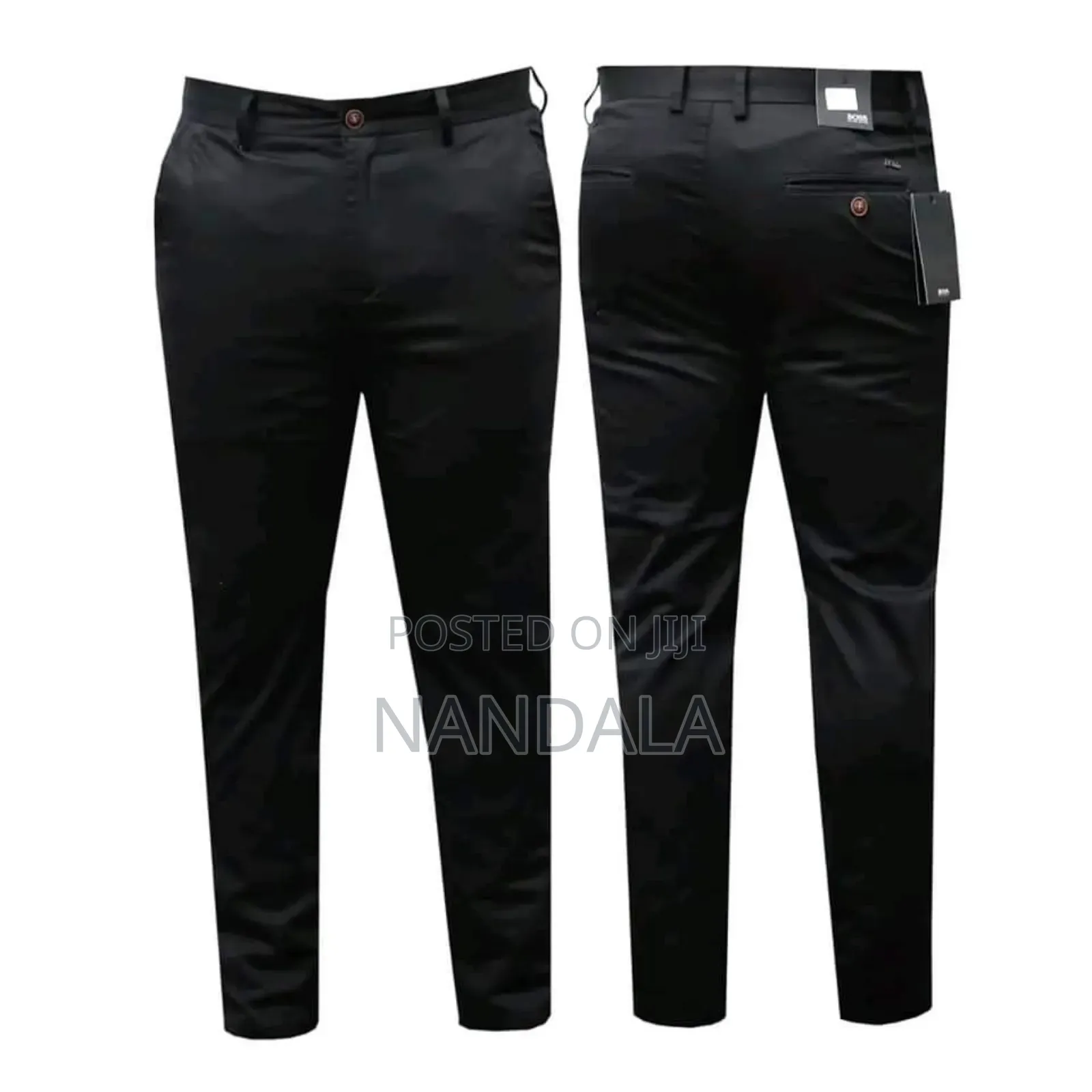 Men Non Fade Khaki Trousers