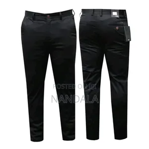 Men Non Fade Khaki Trousers