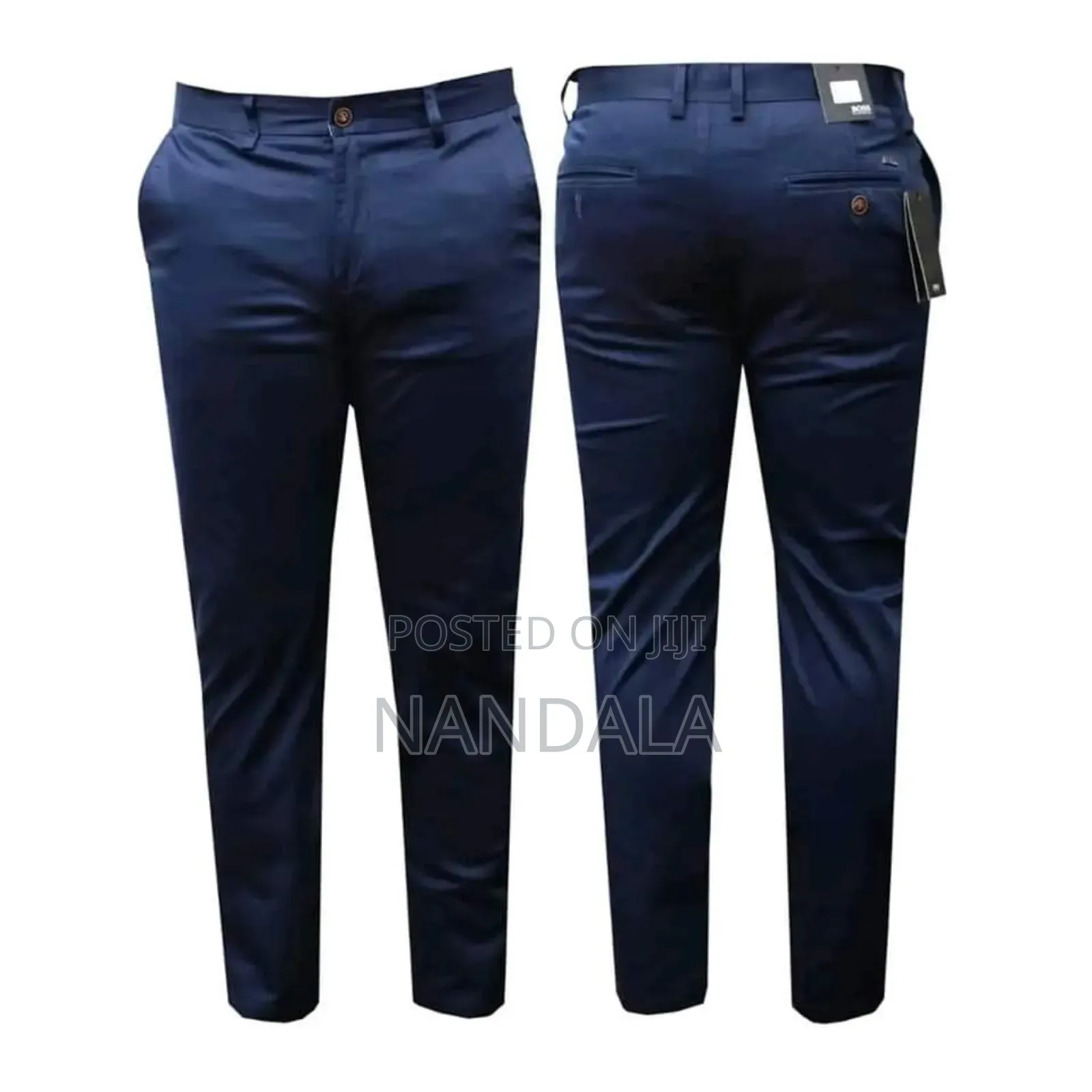 Men Non Fade Khaki Trousers
