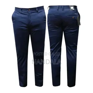 Men Non Fade Khaki Trousers
