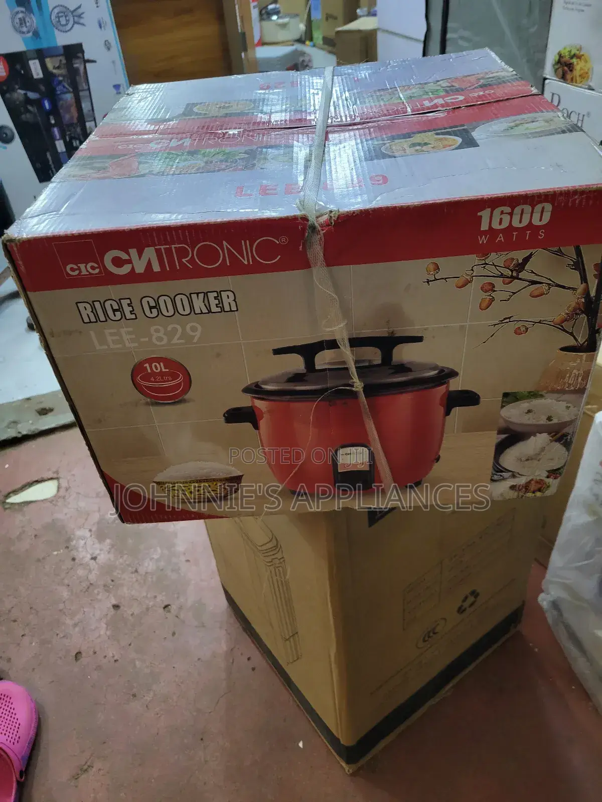 Citronic Lee-829 Electric Rice Cooker – 10l Large Capacity, 1600w