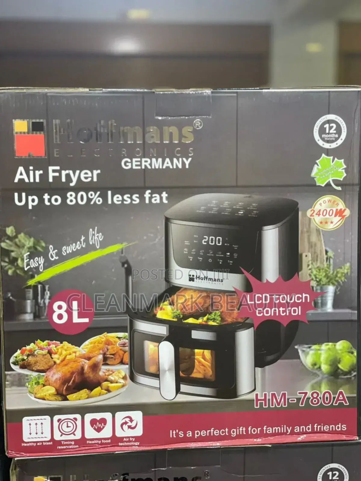 Electronic Fryers 8 LTRS Air Fryers Hoffmans (8 Liters)