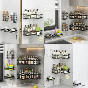 Wall Mounted Bathroom Rack Organizer 5pcs