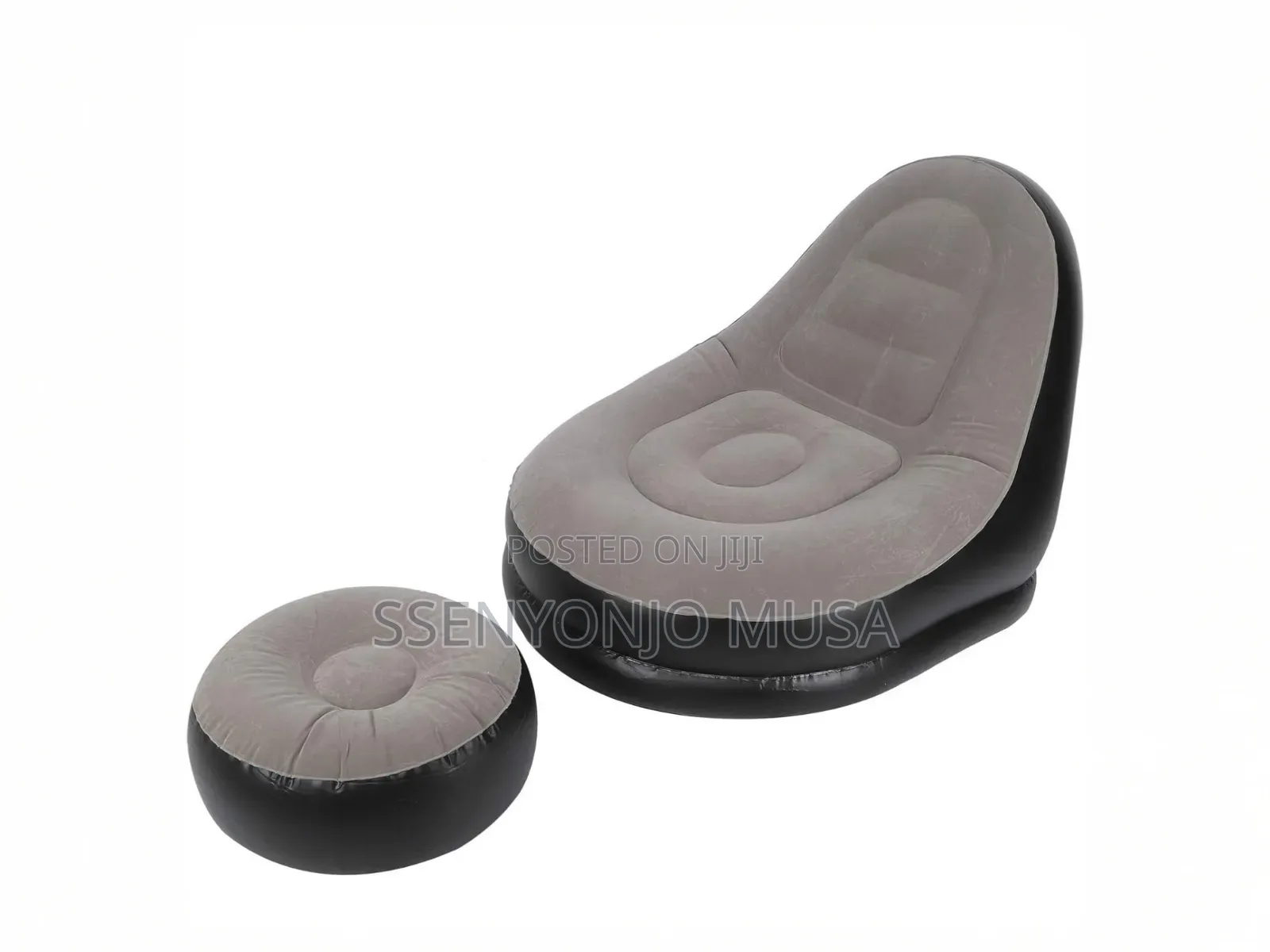 Intex Inflatable Sofa Set | Portable Lounge Chair With Foot-