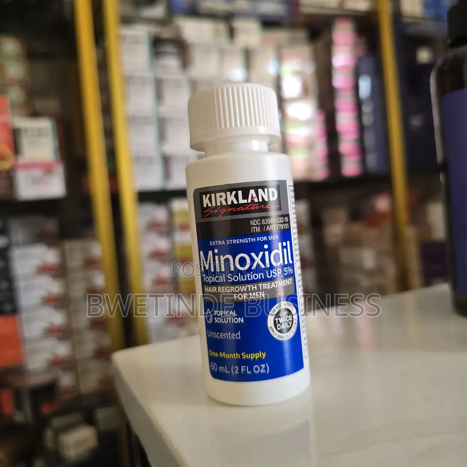 Kirkland Minoxidil 5% Biotin For Hair, Beard Growth Kit