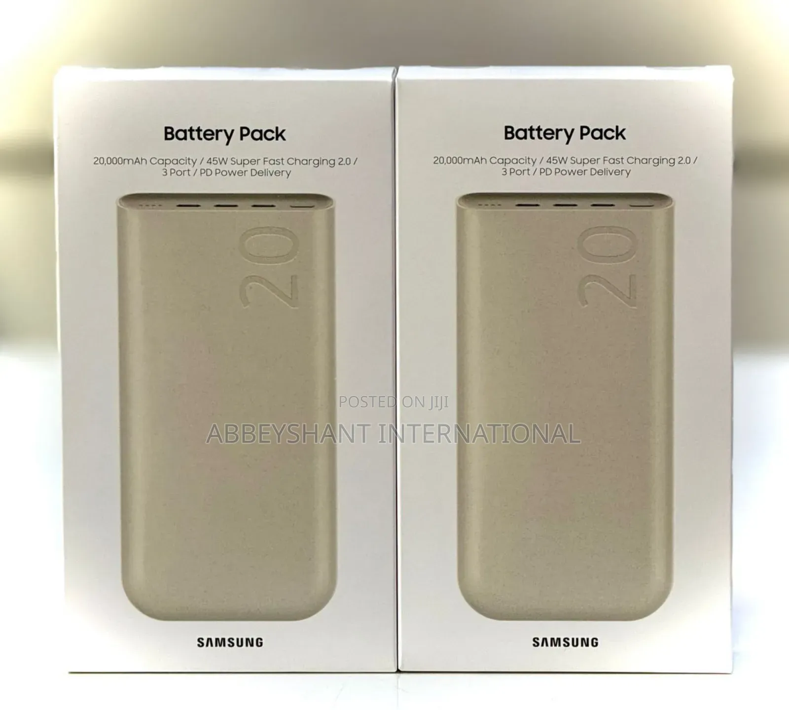 Original Power Bank Samsung 45w 20,000mah Power Bank/Battery Pack