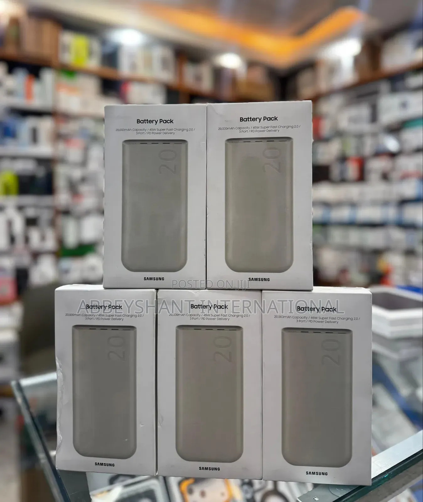 Original Power Bank Samsung 45w 20,000mah Power Bank/Battery Pack