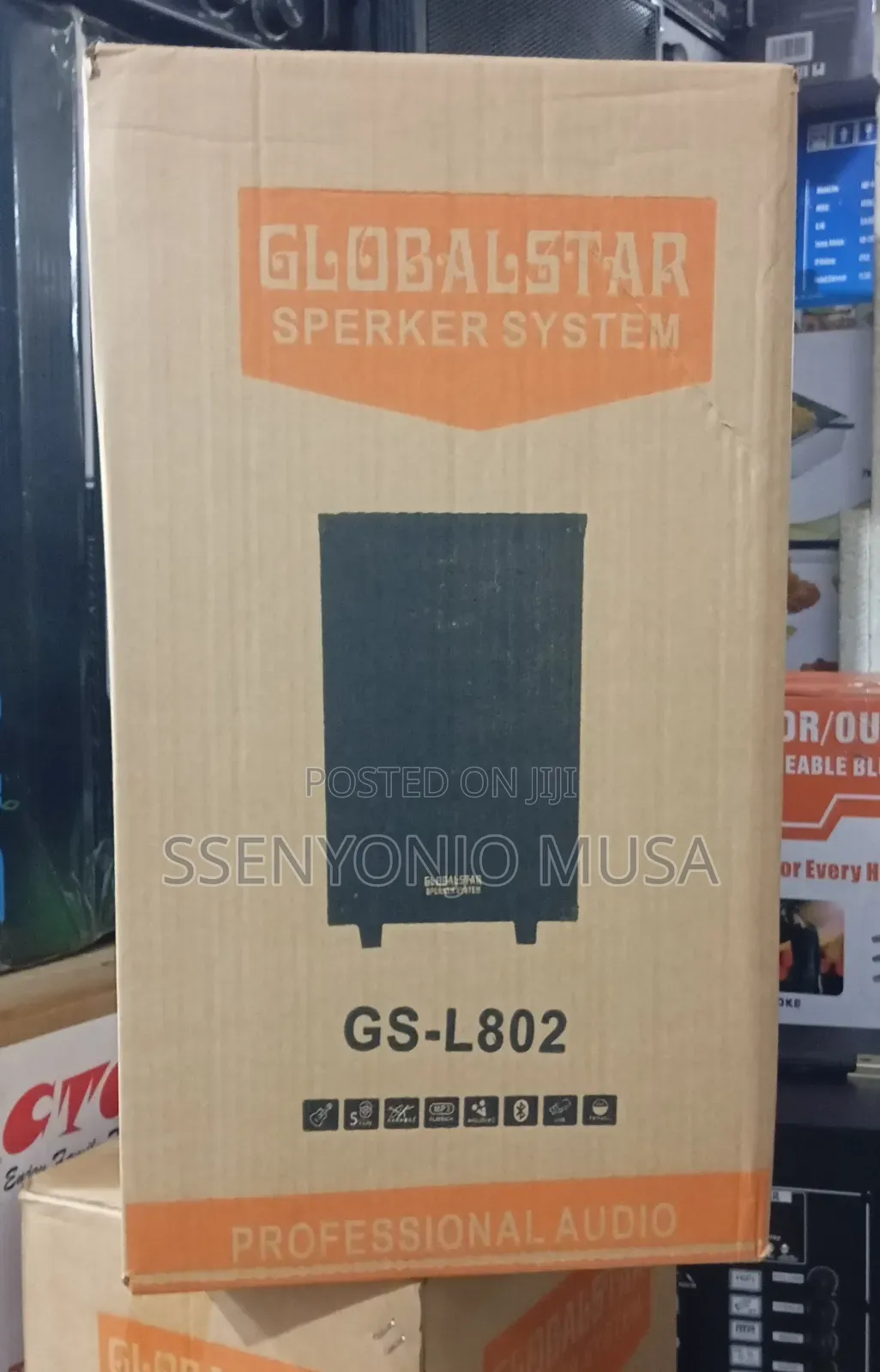 Globalstar Rechargeable Multimedia Speakers - Heavy Bass"