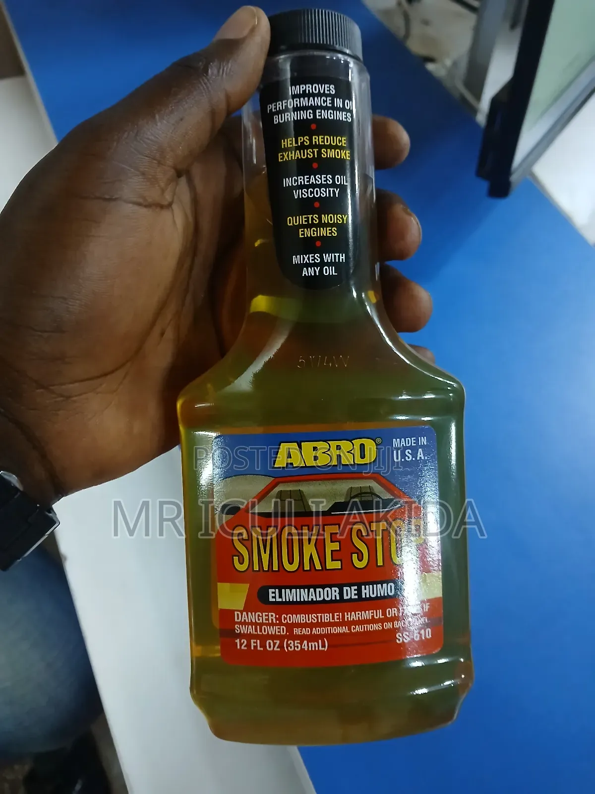 Abro Smoke Stop Engine Oil Additive.