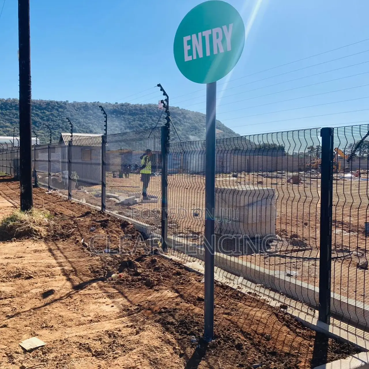 Industrial Clearvu Fencing