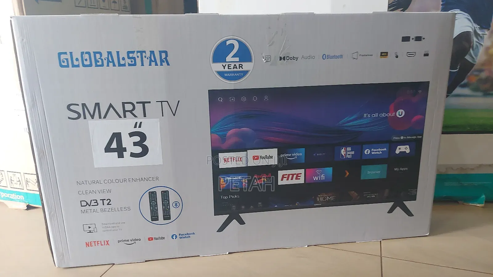 43 Inches Global Star Frameless Tv