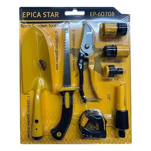 8-Pc Gardening Tool Set- Multi Colours