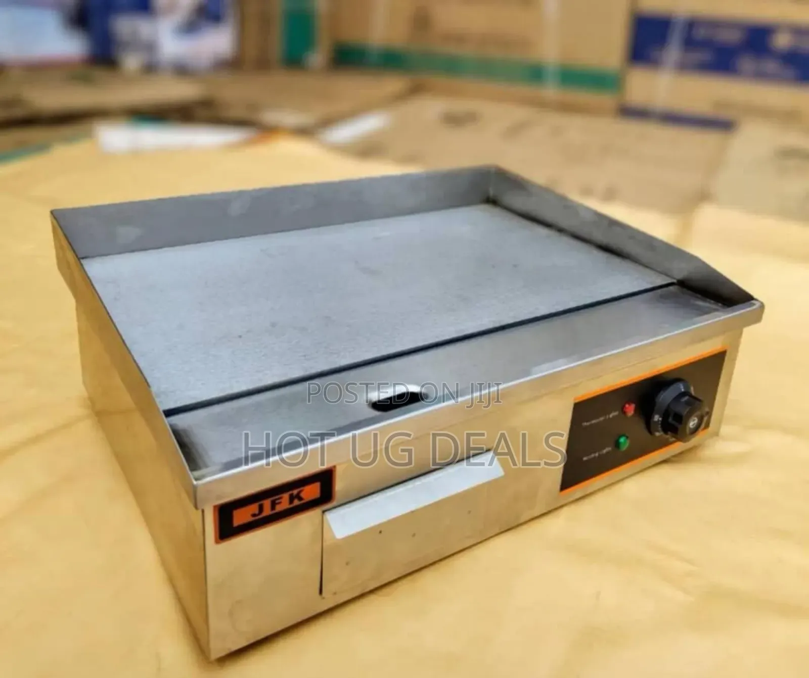 Commercial Electric Chapati Griddle Machine- Silver
