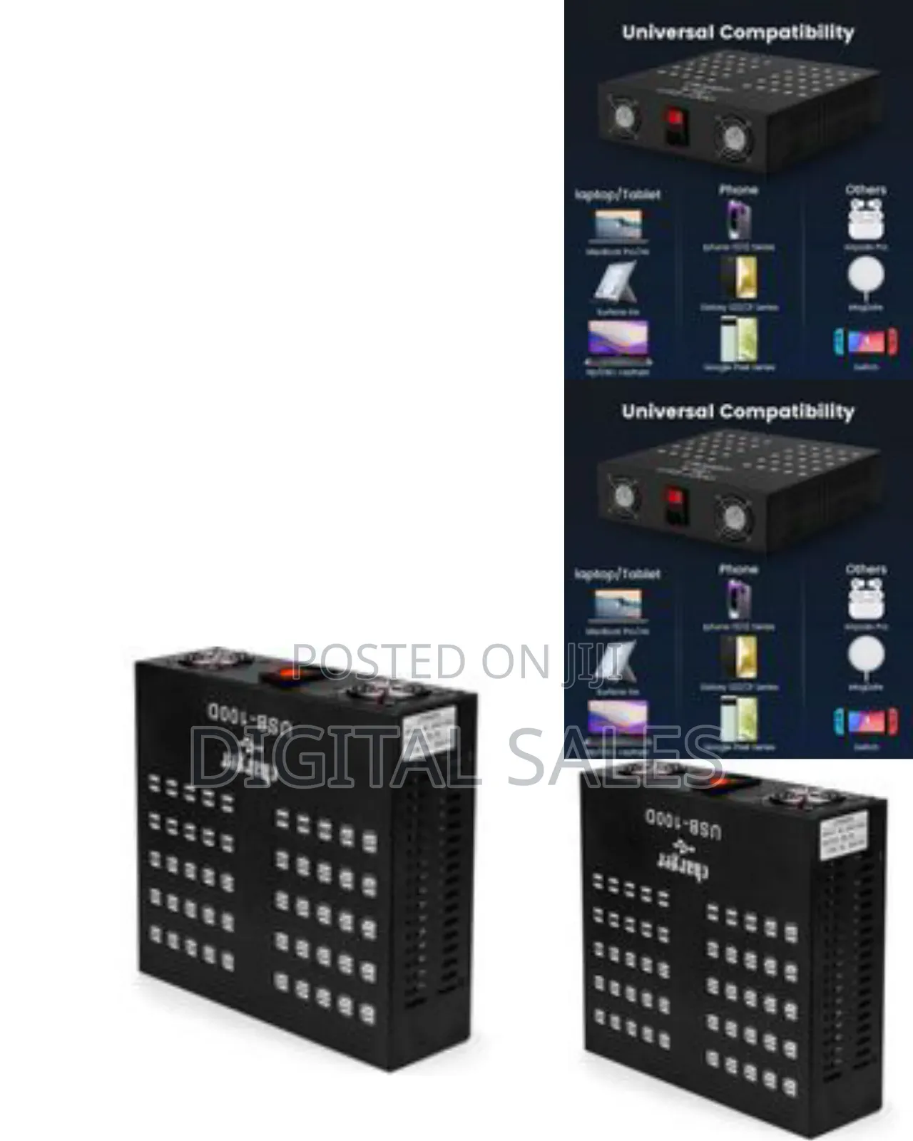 Usb Charger, Adson 100 Port 700watt(140a) Usb Charging Station