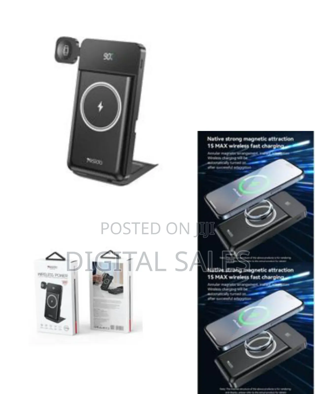 Yesido 3-in-1 Magnetic Wireless Charging Station