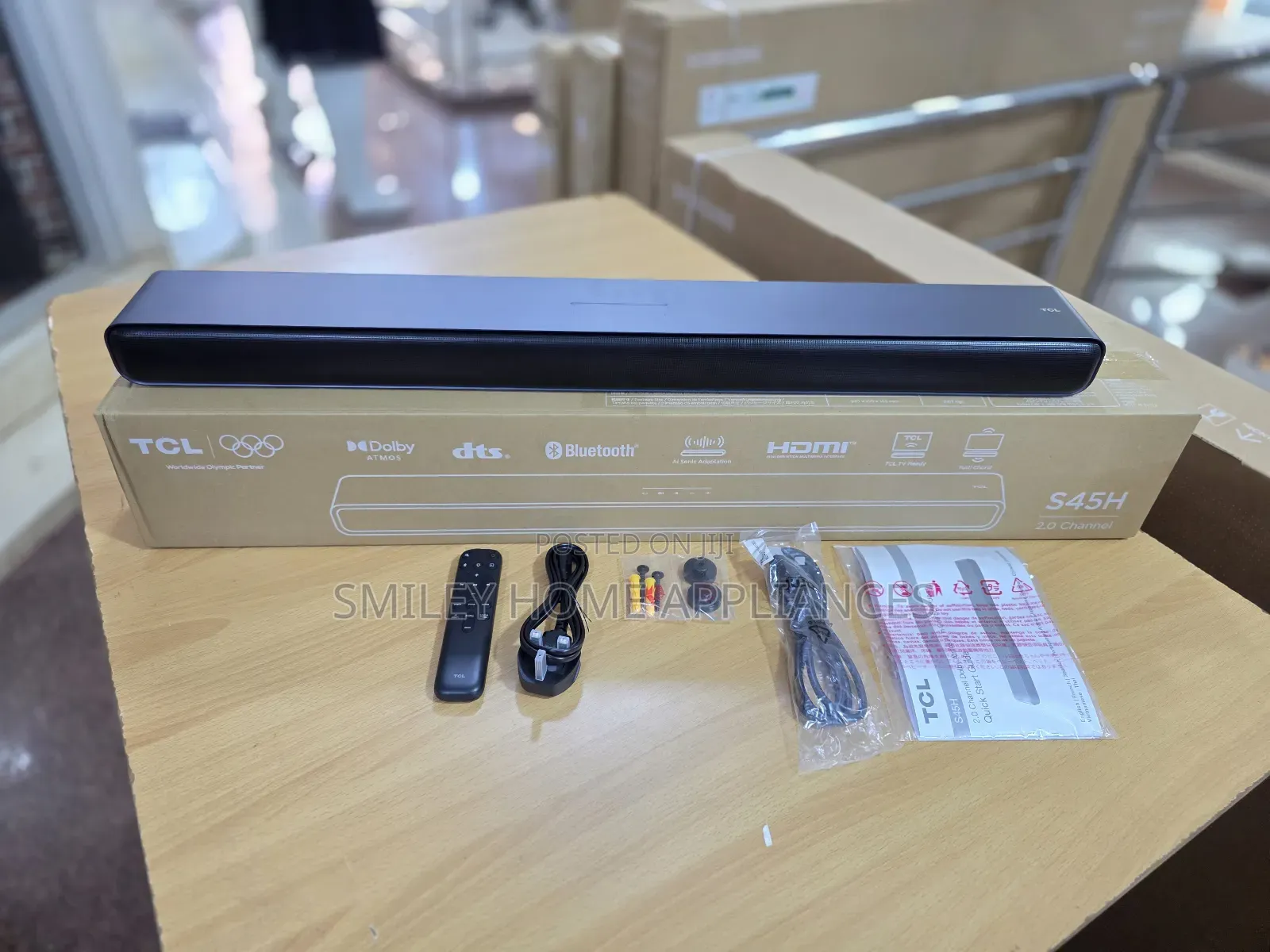 S45h Series TCL Wireless Soundbar With 100 Watts at 20% Discount Price