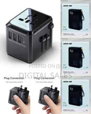 Yesido Type-C Ports Multi-Function Mc10 Universal Travel Adapter