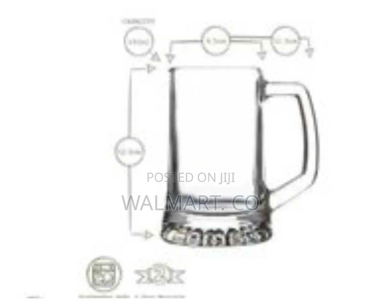 6 Pieces of Large Beer Glasses