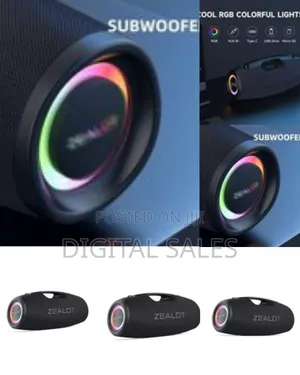 Zealot Zealot Portable Bluetooth Speaker With RGB Lighting