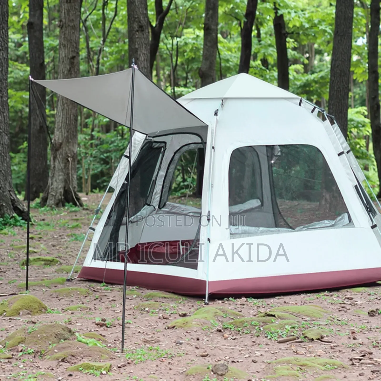 5-6sleeper Automatic Pop-Up Hexagonal Camping Tent.