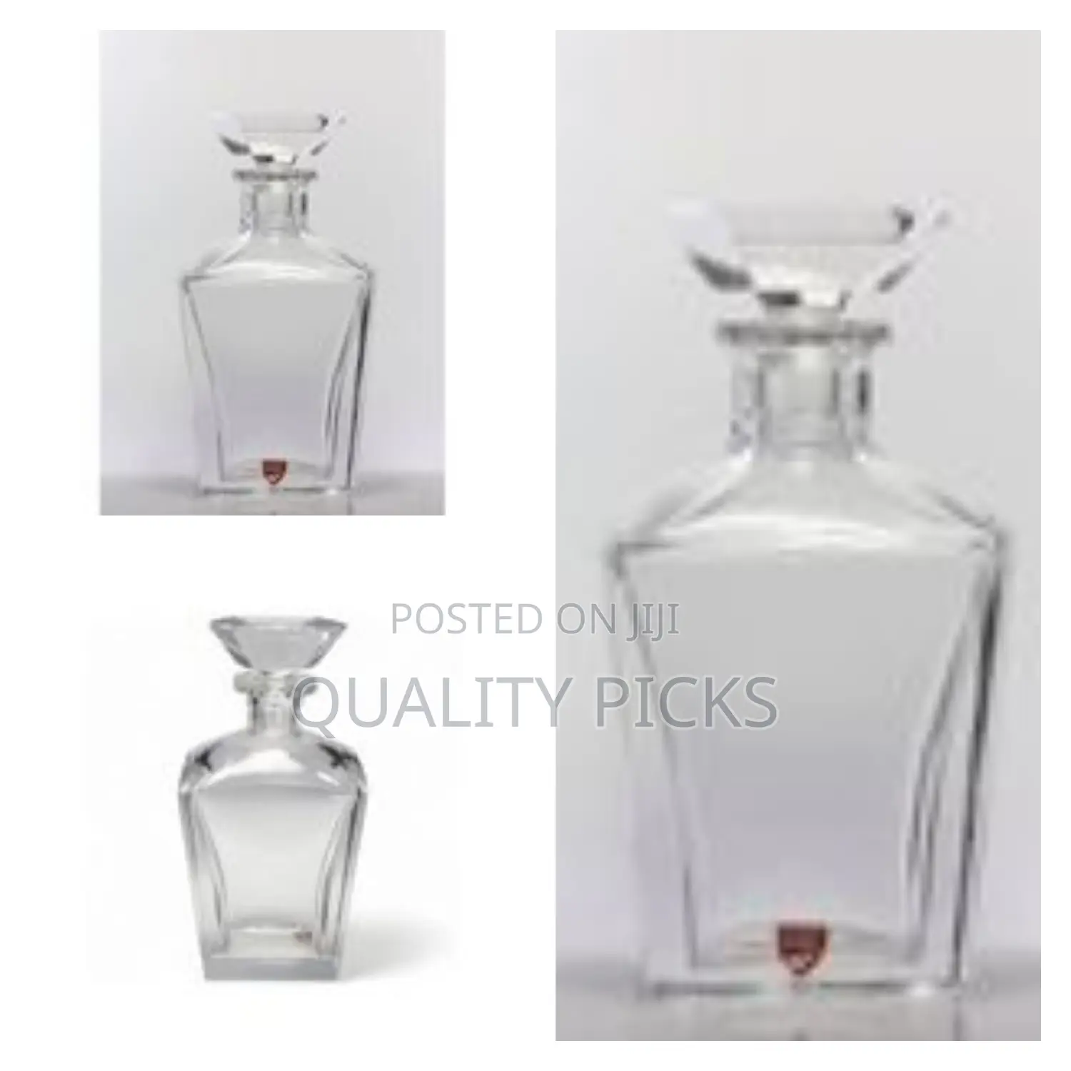 Elegant Crystal Liquor Decanter With Stopper