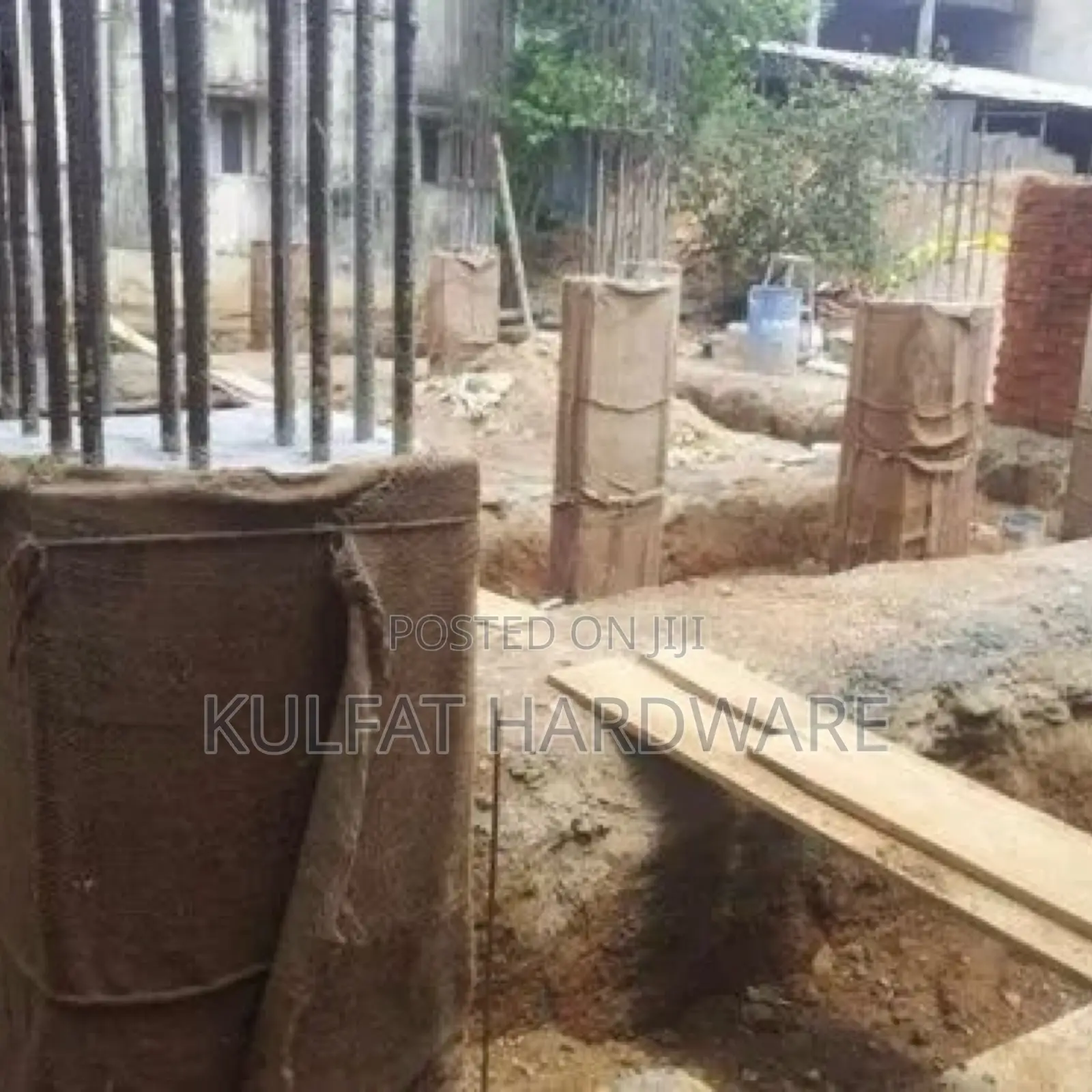 Burlarp /Jute Column Beam Fabric