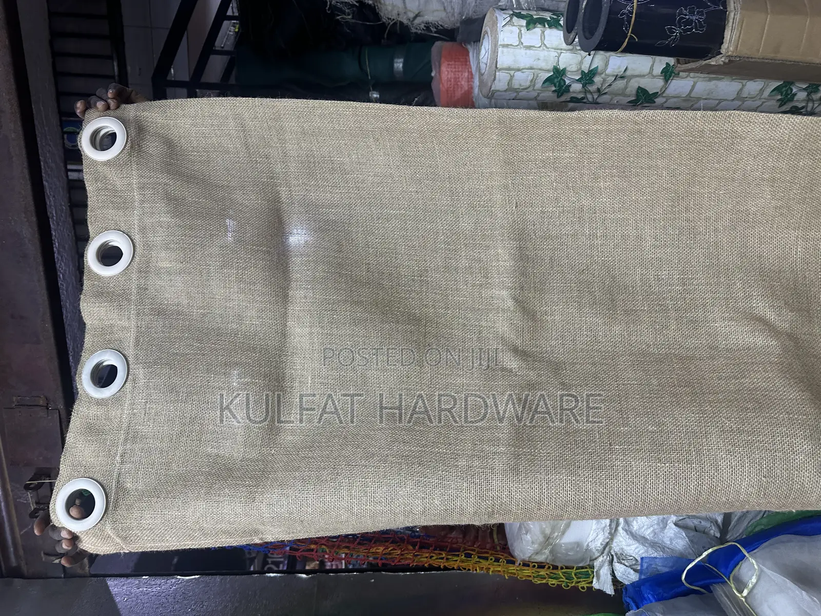 Burlarp /Jute Column Beam Fabric