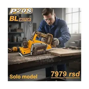 Ingco Pl7508 – 750w Electric Planer - Orange, Black