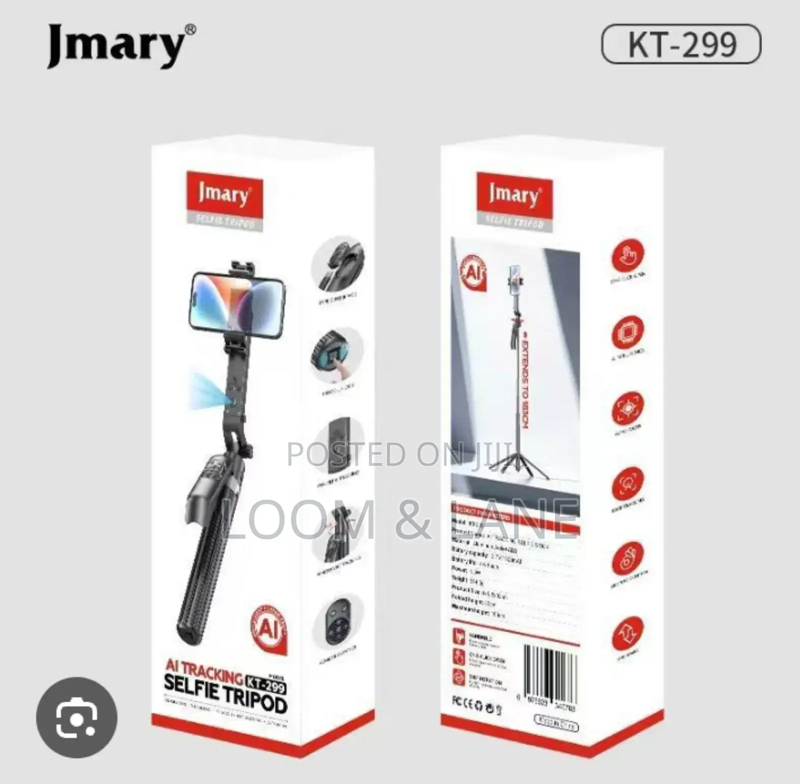 Jmary Kt 299 Rotation Smart Tripods Al Face Sensor Selfie Stick Tripod