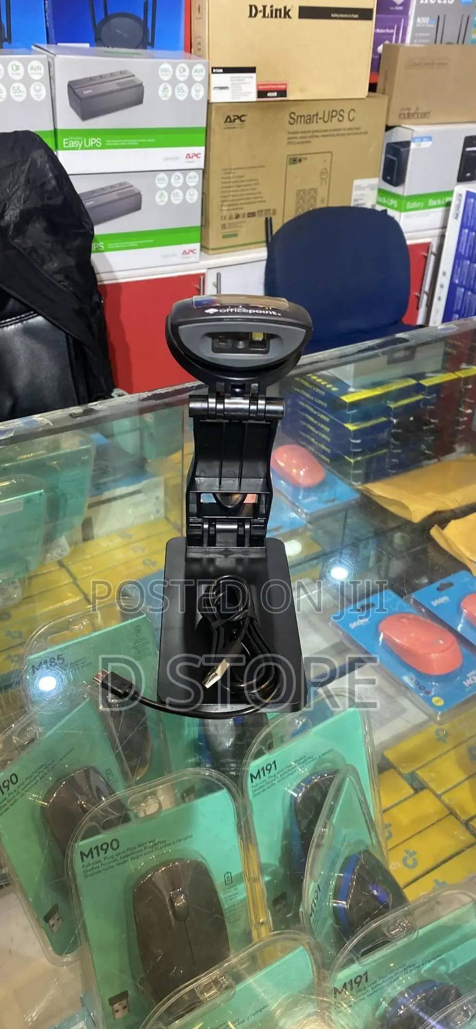 Office Point Barcode Scanner Wireless With Stand Bs-2d-35l