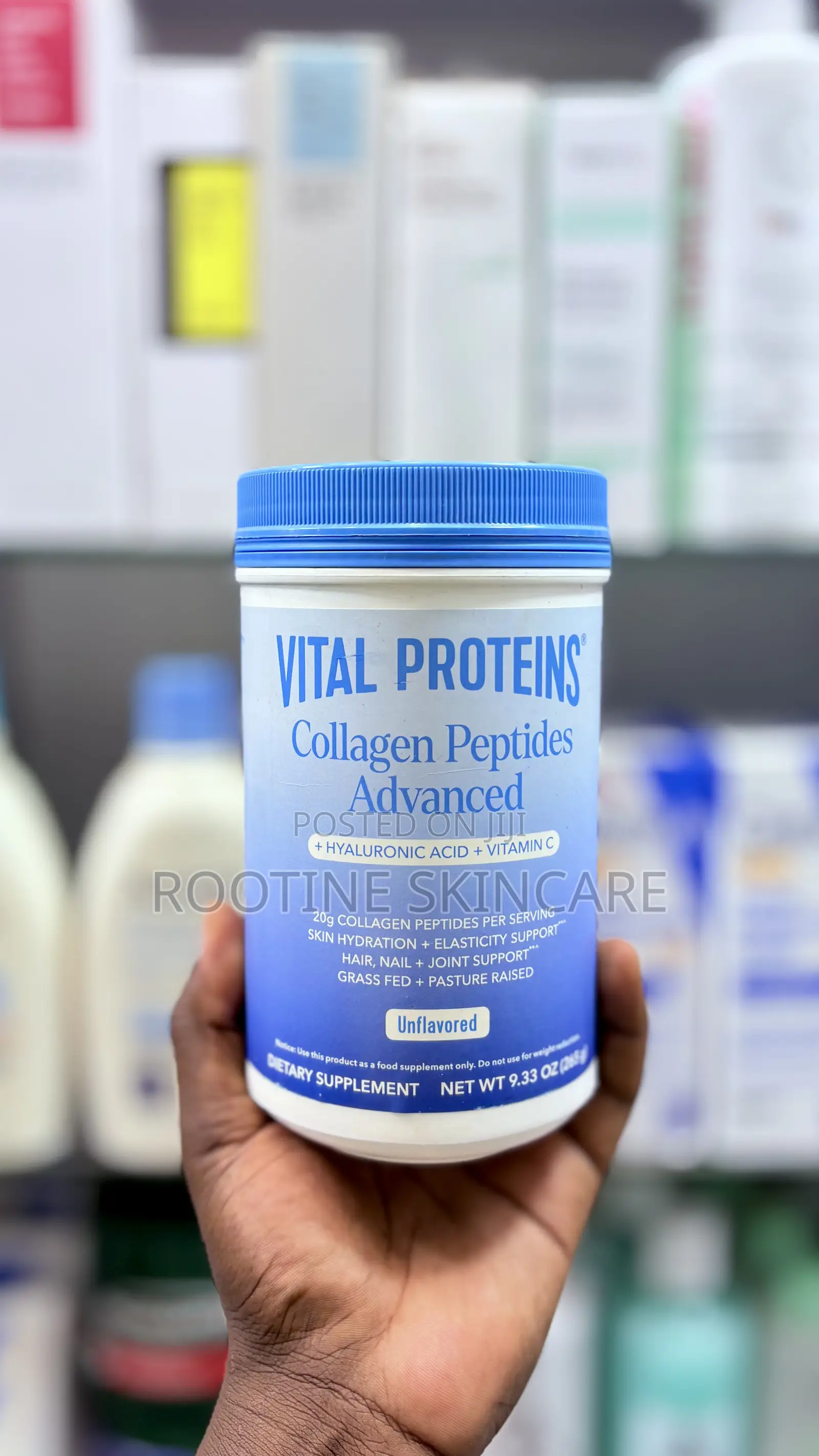 Vital Proteins Vitamin C + Hyaluronic Acid Advanced Collagen 265g